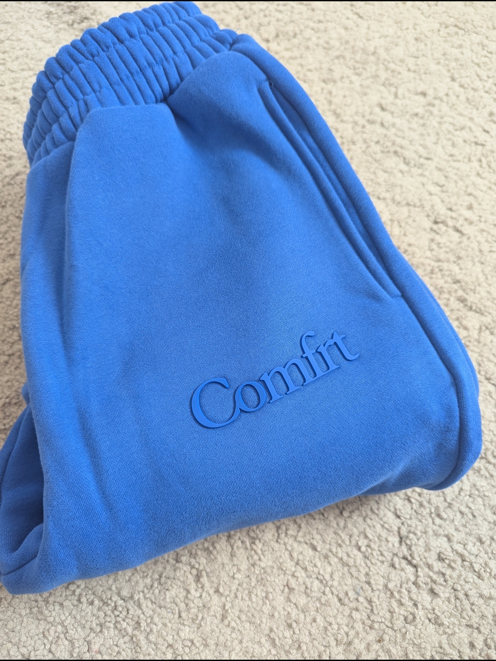 Comfrt Colbat Blue Fleece Sweatpants - Picture 4 of 5
